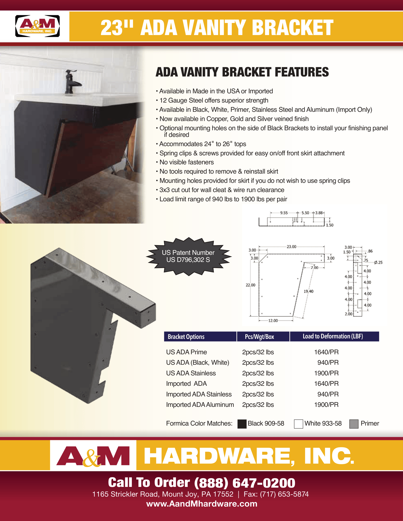 Product installation written instructions guide