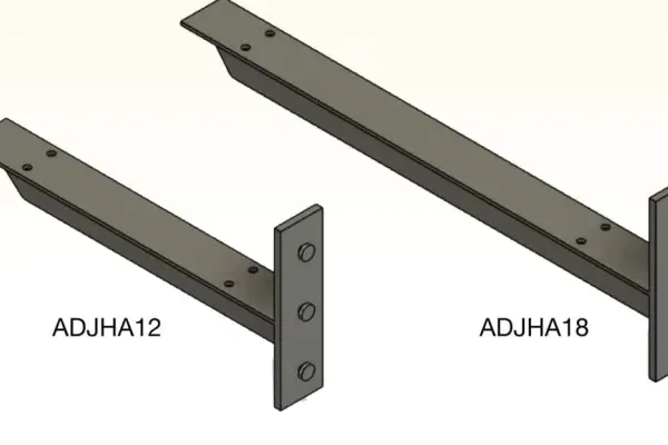 Heavy Duty Adjustable Bracket (Horizontal)