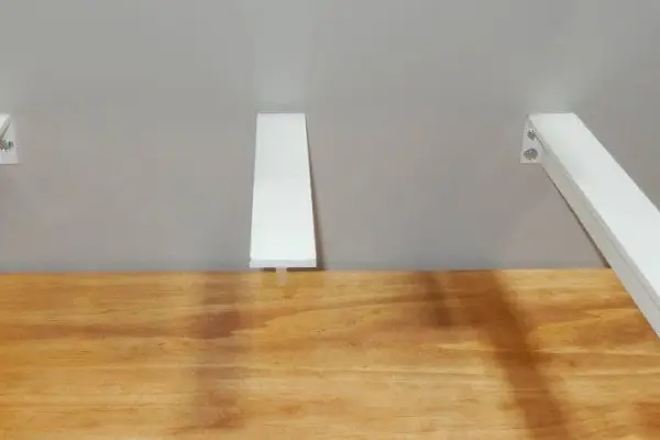 White Floating Shelf Brackets